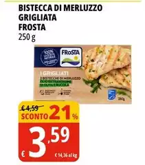 Frosta - Bistecca Di Merluzzo Grigliata