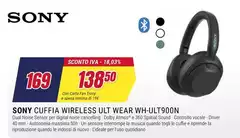 Sony - Cuffia Wireless Ultra Wheels Ultra 50"
