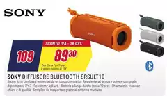 Sony - Diffusore Bluetooth SRSULT10