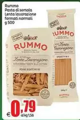 Rummo - Pasta Di Semola Lenta Lavorazione Formati Normali