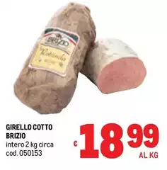 Brizio - Girello Cotto