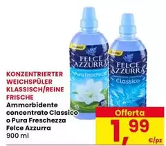 Felce Azzurra - Ammorbidente Concentrato Classico O Pura Freschezza