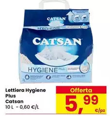 Catsan - Lettiera Hygiene Plus