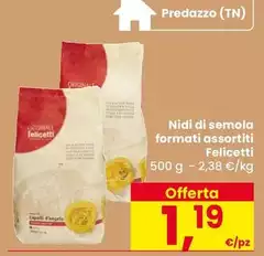 Felicetti - Nidi Di Semola Formati Assortiti