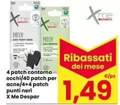 Contorno - 4 Patch  Occhi/40 Patch Per Acne/ 4+4 Patch Punti Neri X Me