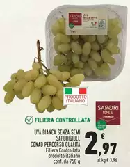 Semi - Uva Bianca Senza  Sapori&Idee Percorso Qualita'