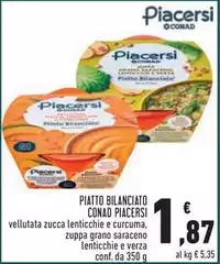 Conad - Piacersi Piatto Bilanciato