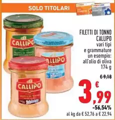 Callipo - Filetti Di Tonno