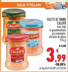 Callipo - Filetti Di Tonno