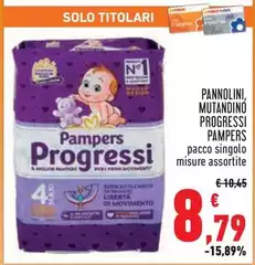 Pampers - Pannolini, Mutandino Progressi
