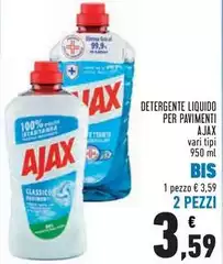 Ajax - Detergente Liquido Per Pavimenti