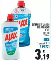 Ajax - Detergente Liquido Per Pavimenti