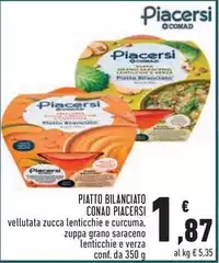 Conad - Piacersi Piatto Bilanciato