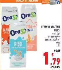Orasi - Bevanda Vegetale