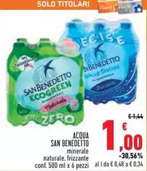 San Benedetto - Acqua