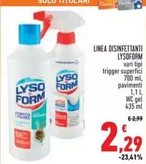 Lysoform - Linea Disinfettanti