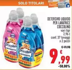 Coccolino - Detersivo Liquido Per Lavatrice