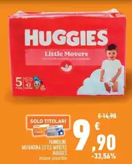 Huggies - Pannolini, Mutandina Little Movers