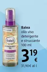 Balea - Olio Viso Detergente E Struccante Con Olio Di Argan 100 Ml