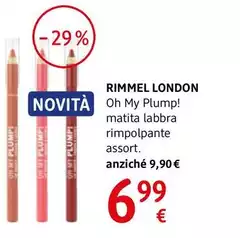 Rimmel London - Oh My Plump! Matita Labbra Rimpolpante Assort.