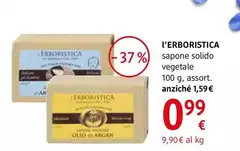 L'Erboristica - Sapone Solido Vegetale 100 G, Assort.