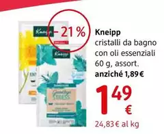 Kneipp - Cristalli Da Bagno Con Oli Essenziali 60 G, Assort. Kneipp - Cristalli Da Bagno Con Oli Essenziali 60 G, Assort.