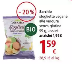 Sarchio - Snack Salato Senza Glutine 55 G, Assort.
