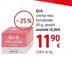 Q+A - Crema Viso Funzionale 50 G, Assort.