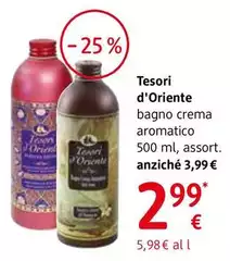 Tesori d’oriente Tesori D'Oriente - Bagno Crema Aromatico Dal Profumo Intenso 500 Ml, Assort. Tesori d’oriente Tesori D'Oriente - Bagno Crema Aromatico Dal Profumo Intenso 500 Ml, Assort.
