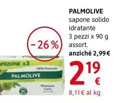 Palmolive - Sapone Solido Con Latte 98% Biodegradabile 90 G, Assort. Palmolive - Sapone Solido Con Latte 98% Biodegradabile 90 G, Assort.