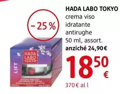 Hada Labo Tokyo - Crema Viso Idratante Antirughe 50 Ml, Assort.