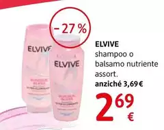 Elvive - Shampoo O Balsamo Riparatore 200 Ml, Assort.