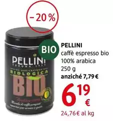 Pellini - Espresso Bio Miscela Di Caffè 100% Arabica 250 G