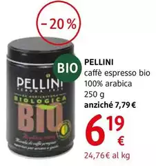 Pellini - Espresso Bio Miscela Di Caffè 100% Arabica 250 G