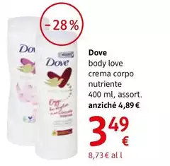 Dove - Body Love Crema Corpo Nutriente 400 Ml, Assort.