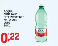 Lete - Acqua Minerale Effervescente Naturale