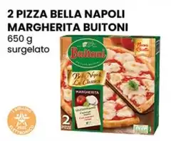 Buitoni - 2 Pizza Bella Napoli Margherita 650 G Surgelato