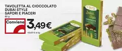 Sapori - Tavoletta Al Cioccolato Dubai Style  E Piaceri