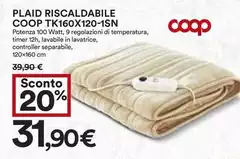 Coop - Plaid Riscaldabile Tk160x120-lsn