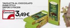 Sapori - Tavoletta Al Cioccolato Dubai Style  E Piaceri