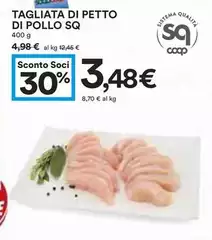 Tagliata Di Petto Di Pollo