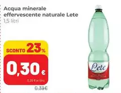 Lete - Acqua Minerale Effervescente Naturale