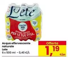 Lete - Acqua Effervescente Naturale