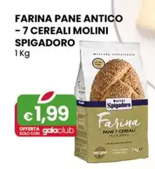 Molini Spigadoro - Farina Pane Antico-7 Cereali  1 Kg
