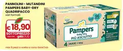 Pampers - Pannolini-Mutandini Baby-Dry Quadripacco Vari Formati