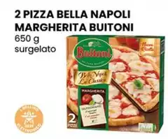 Buitoni - 2 Pizza Bella Napoli Margherita 650 G Surgelato