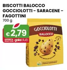 Balocco - Biscotti Gocciolotti-Saracene-Fagottini 700 G