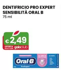 Oral B - Dentifricio Pro Expert Sensibilità  75 Ml