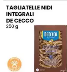 De Cecco - Tagliatelle Nidi Integrali 250 G