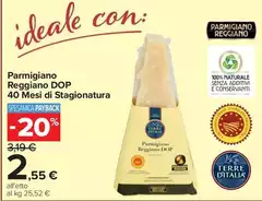 Reggiano - Parmigiano  DOP 40 Mesi Di Stagionatura